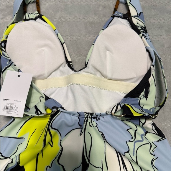 Women's Apt. 9® Square Trim Scoopneck One Piece Tankini Swimsuit - Picture 8 of 10